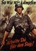 Cartaz de propaganda do exército alemão.
