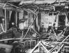 Sala de reuniões para pontos da situação destruída após tentativa de assassinato contra Hitler.
