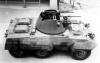 Protótipo M8 Greyhound T69 de tanque com arma múltipla.
