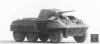 Protótipo M8 Greyhound T22E1 de tanque com arma múltipla.