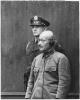 Tojo durante o julgamento em que seria condenado à morte.