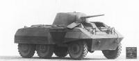 Protótipo M8 Greyhound T22E1 de tanque com arma múltipla.