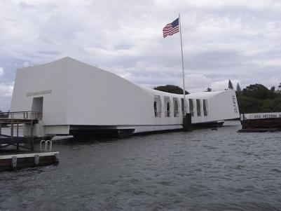 Memorial ao USS Arizona.