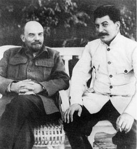 José Estaline e Vladimir Ilyich Lenine.