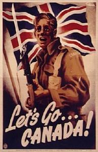 Cartaz de propaganda do Canadá.