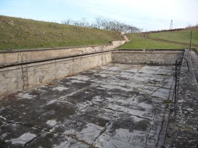 Piscina dos oficiais nazis no Pequeno Forte de Theresienstadt.