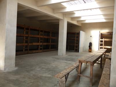 Celas Comunitárias no interior das muralhas das fortificações num pátio do Pequeno Forte em Theresienstadt.