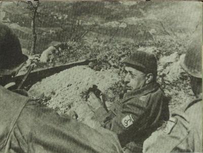 General Mascarenhas de Moraes em Montese.