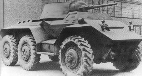 Protótipo M8 Greyhound T22 de tanque com arma múltipla.