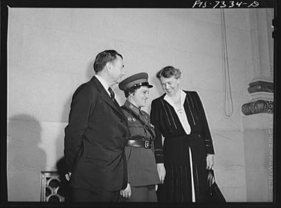 Justice Robert Jackson, Lyudmila Pavlichenko e Eleanor Roosevelt